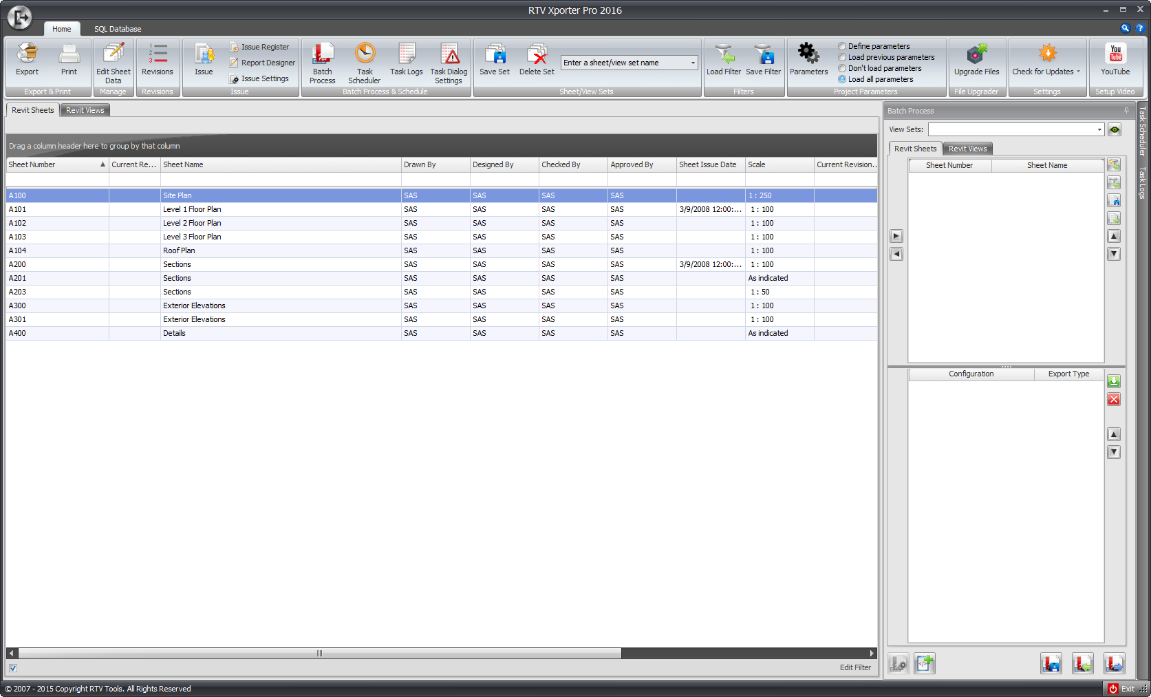 RTV Xporter Pro Revit Sheets Export RTV Tools Help Wiki