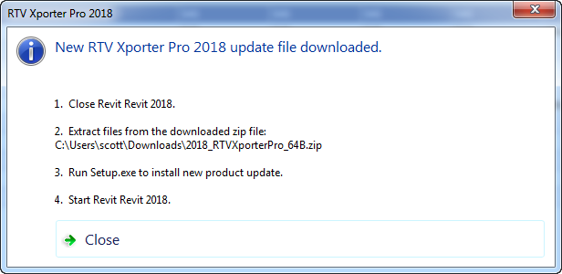 Xporter Pro Update Instructions