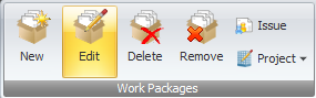 DM Edit workpackage button