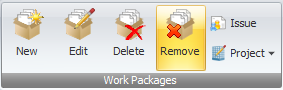 DM Remove workpackage button