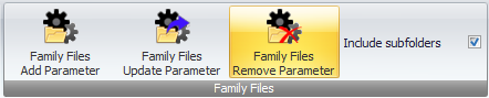SPM Family Files Remove Parameter button