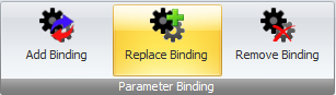 SPM Replace Parameter binding button