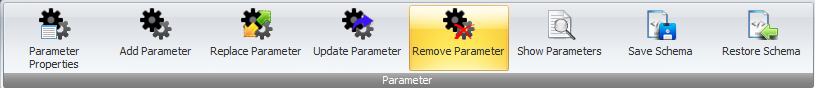 SPM remove parameter button