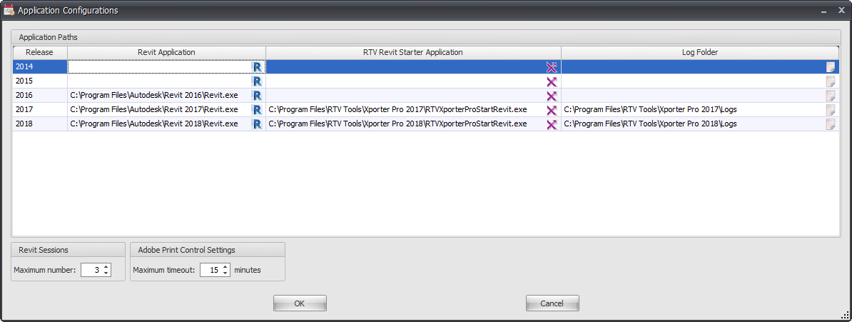 Xporter Pro Scheduler Revit Applications dialog